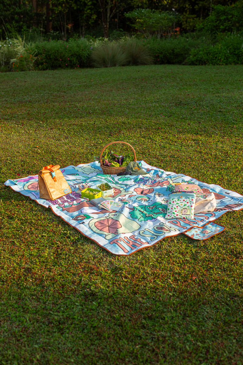 Open picnic mat.
